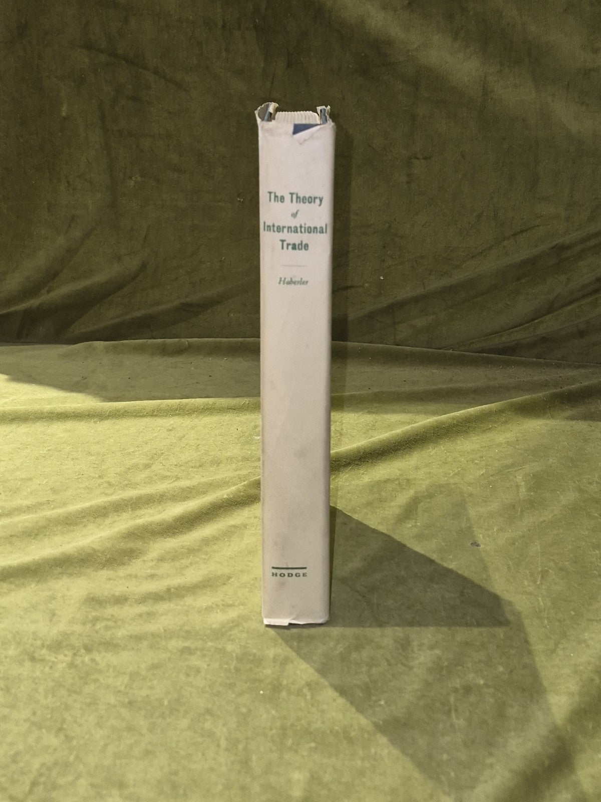 The Theory of International Trade - Haberler 6th impression 1956 dust jacket2