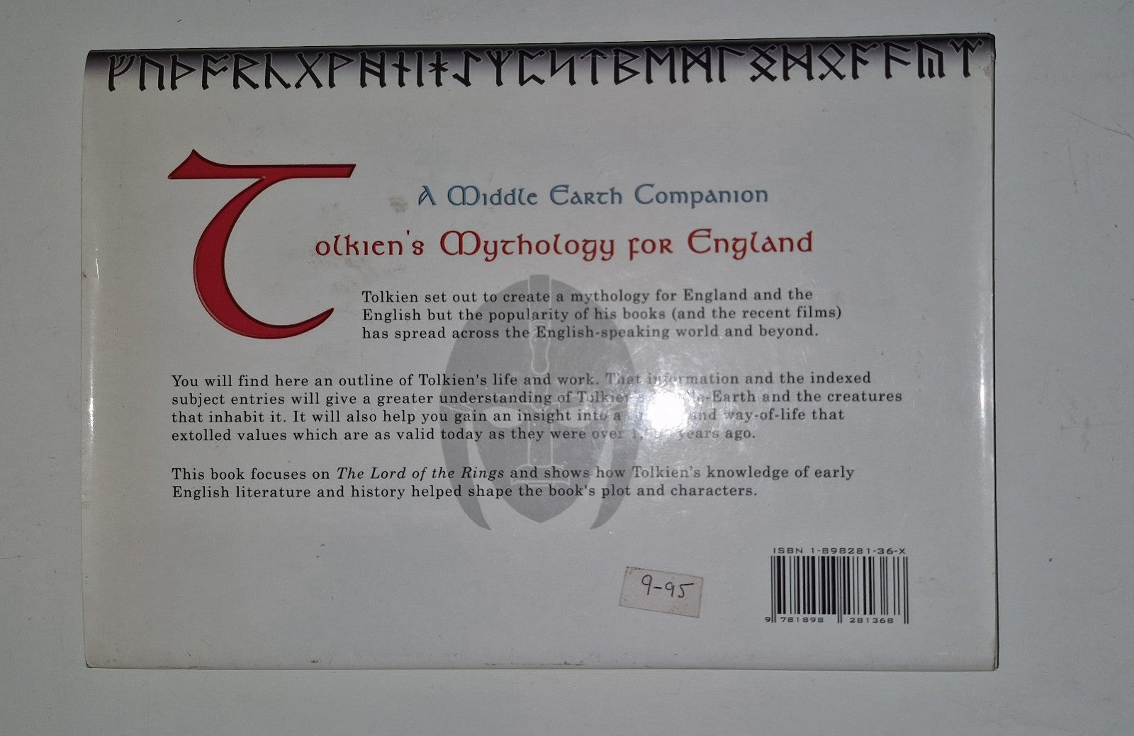 Tolkien's Mythology for England: A Middleearth Companion3