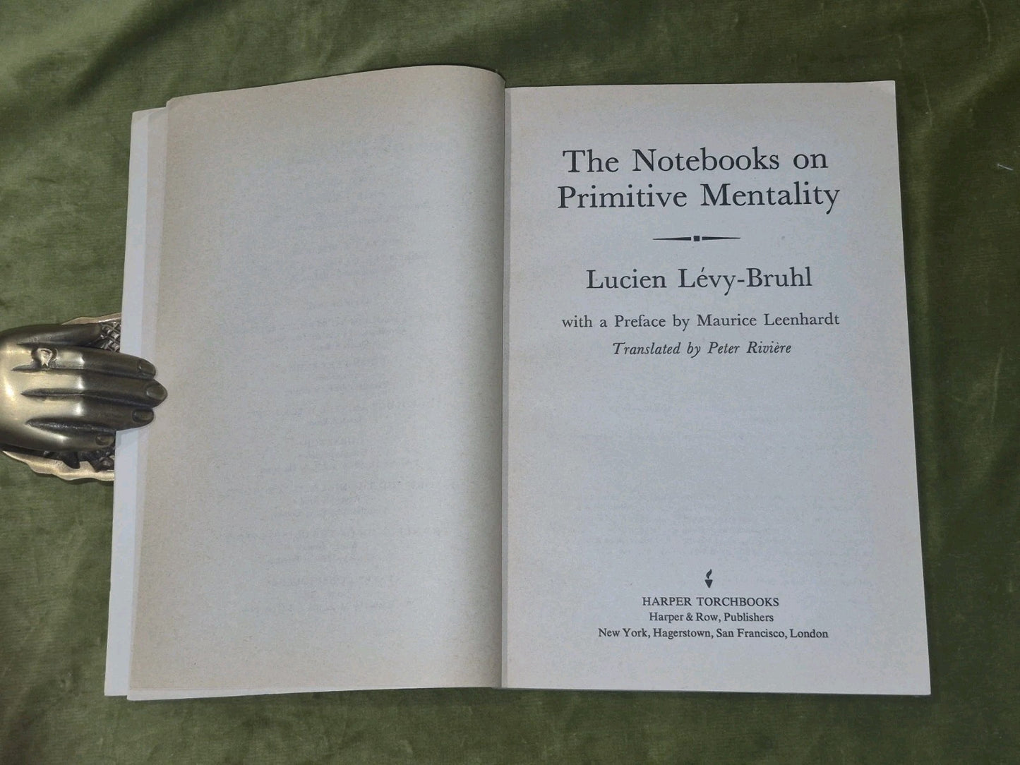 Notebooks on Primitive Mentality - Paperback, by Levy-Bruhl Lucien3
