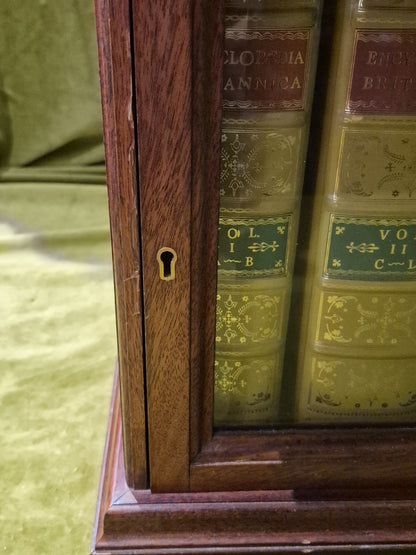 Encyclopedia Brittanica 1st Ed Facsimile in 3 Vols Leatherbound in Mahogany Case6