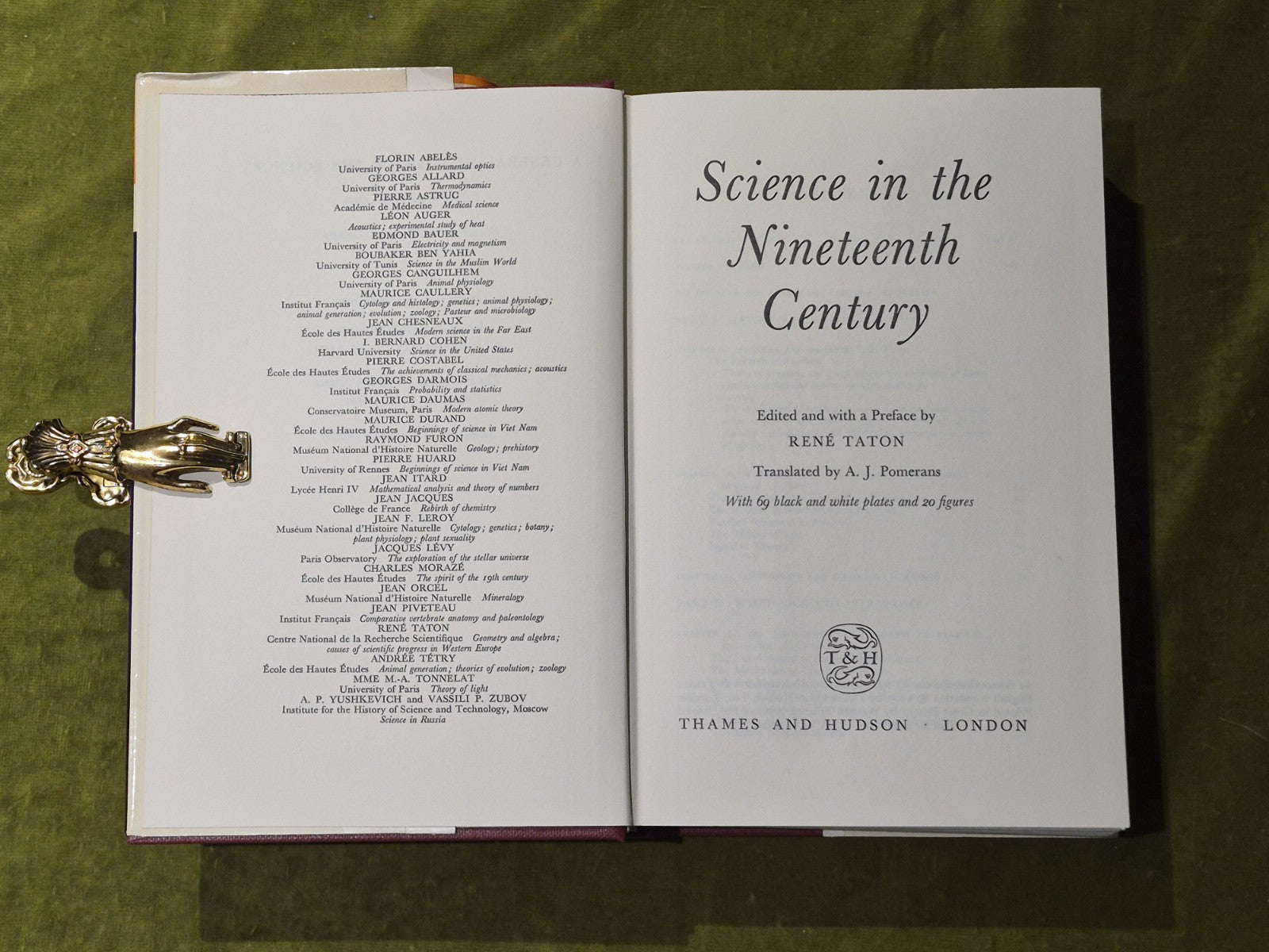 SCIENCE IN THE NINETEENTH CENTURY - Ed. Rene Taton - 1965 1st Edition HB DJ VGC4