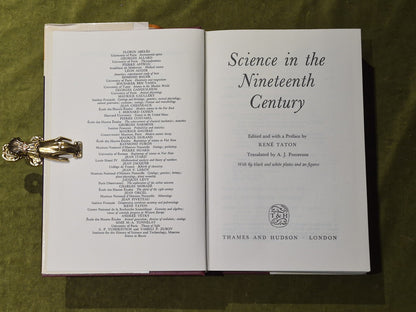 SCIENCE IN THE NINETEENTH CENTURY - Ed. Rene Taton - 1965 1st Edition HB DJ VGC4