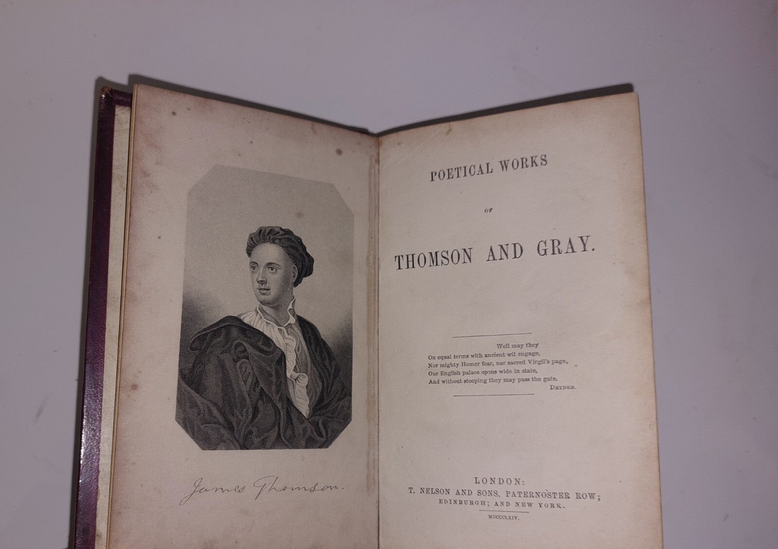 Poetical Works Of Thomas And Gray, Cheswick Press (1979) Book3