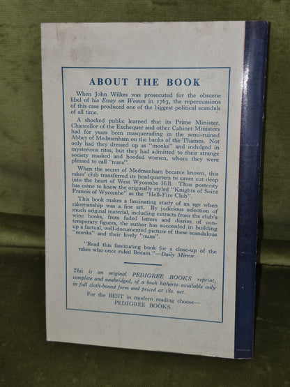 The Hell-Fire Club Donald McCormick First Edition Paperback Pedigree Books 1