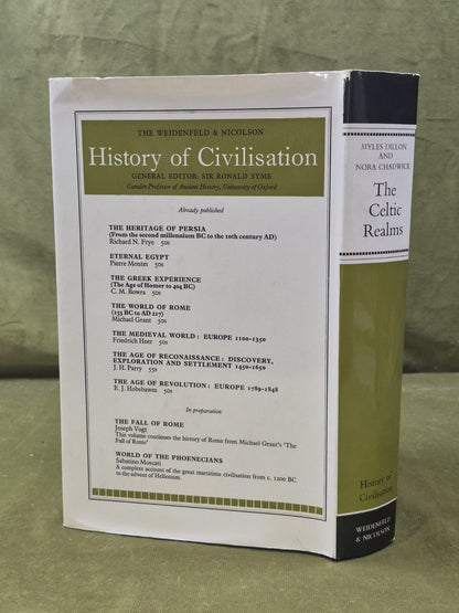 The Celtic Realms Myles Dillion Nora Chadwick 1967 First Edition1