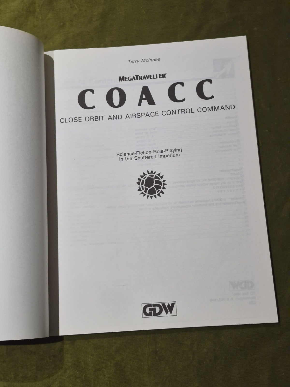 MegaTraveller COACC  by Games Design Workshop (GDW) Traveller2