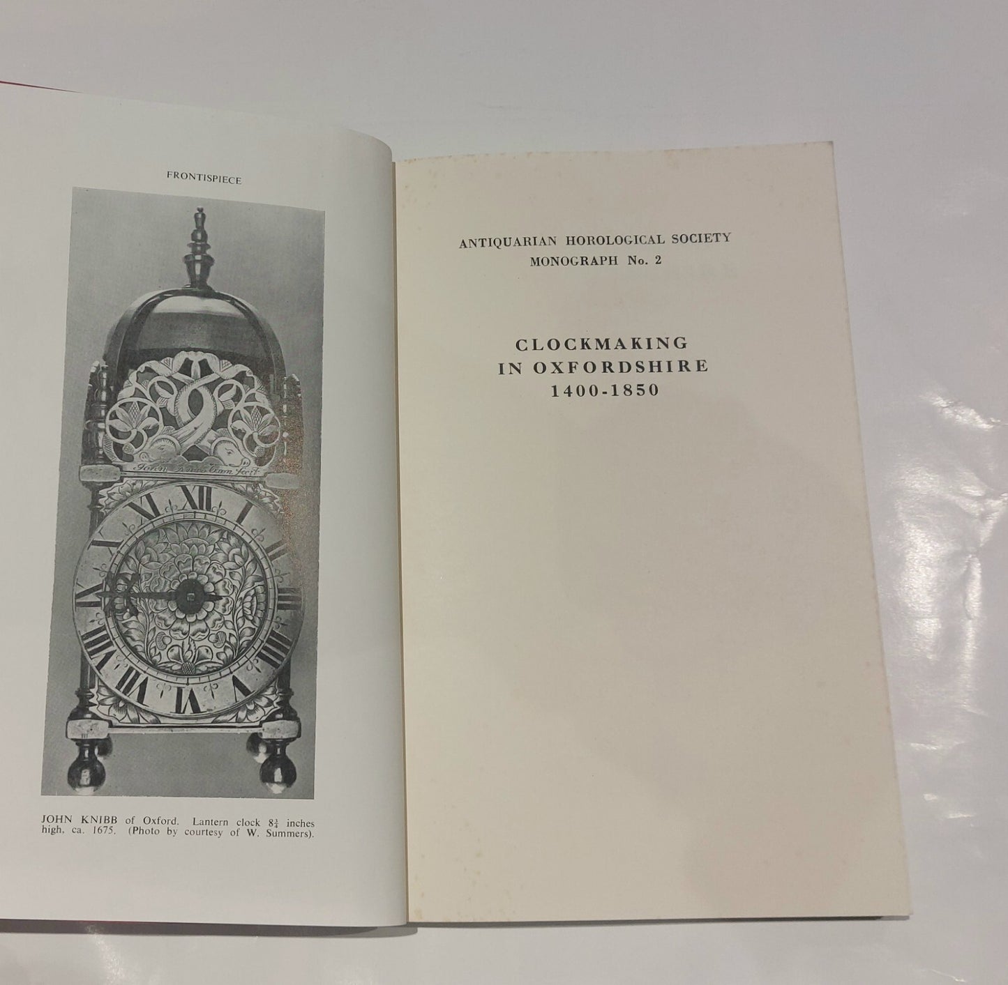 Clockmaking in Oxfordshire 1400  1850 BT C. F. C. Beeson (1962) Book3
