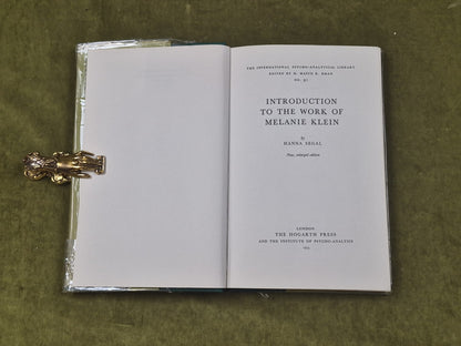 Introduction to the Work of Melanie Klein by Hanna Segal 1975 Hogarth HB DJ4