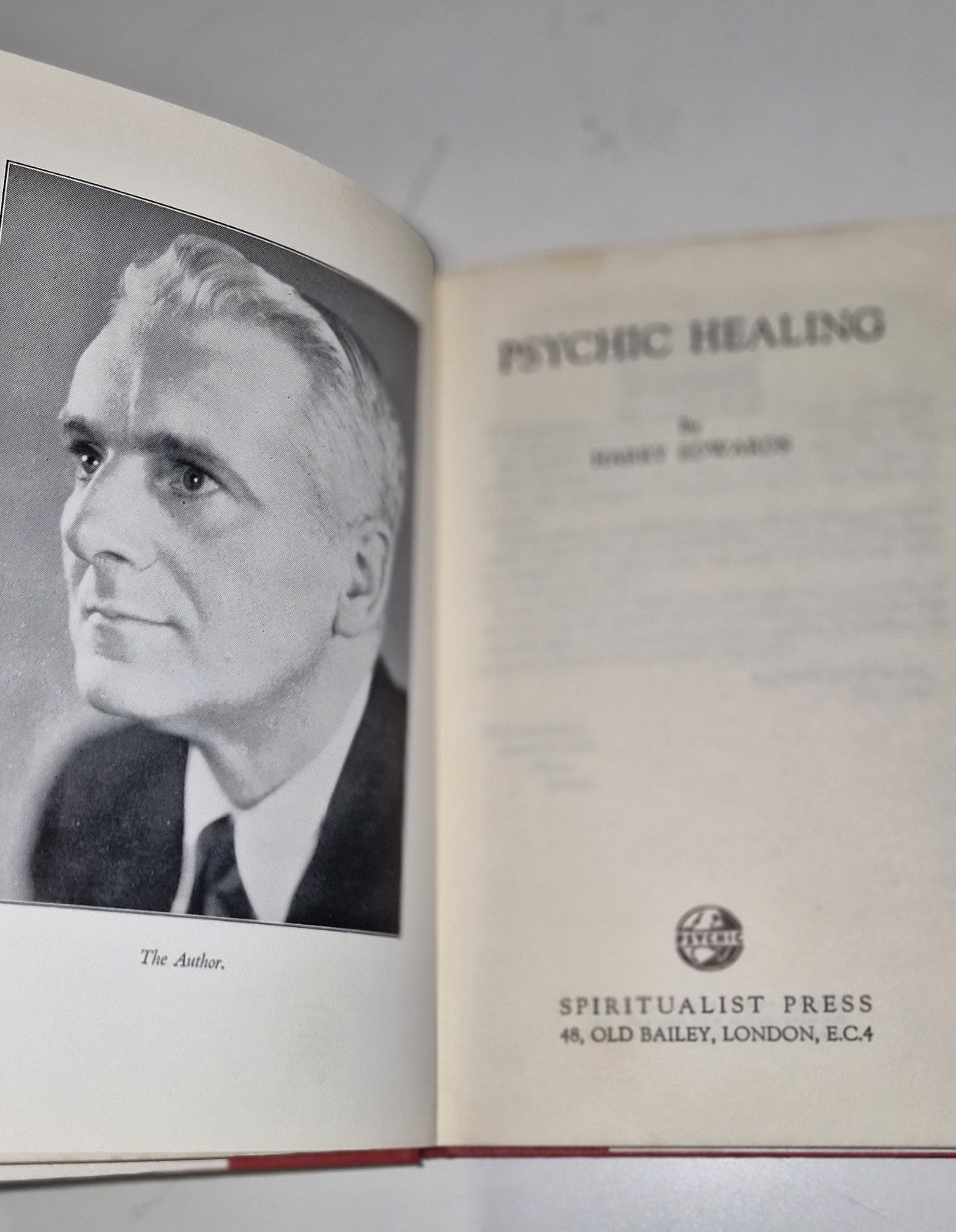 Psychic Healing Harry Edwards 1959 HC DJ  Spiritualist Press Signed By Author 10