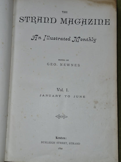 The Strand Magazine Volume 1. January to June 1891. Conan Doyle5