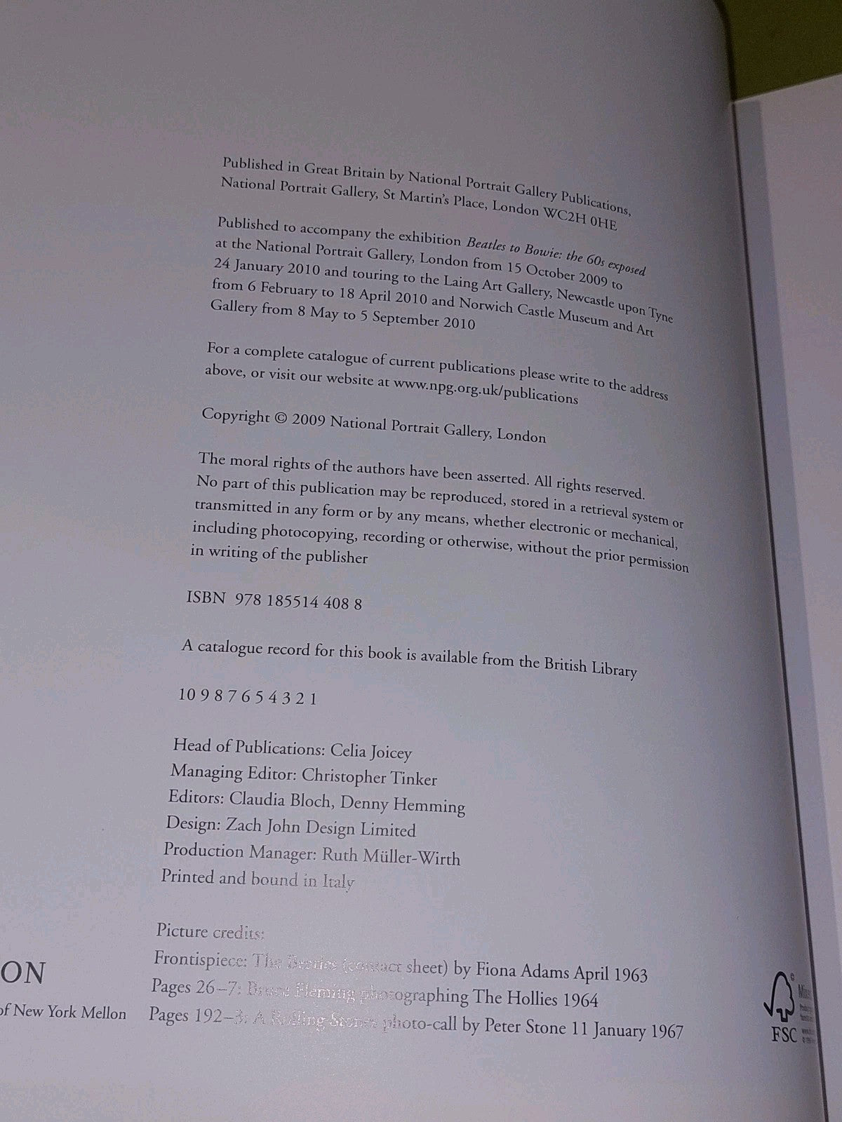 Beatles to Bowie : The 60s Exposed by Terence Pepper Hb Book With Dustjacket3