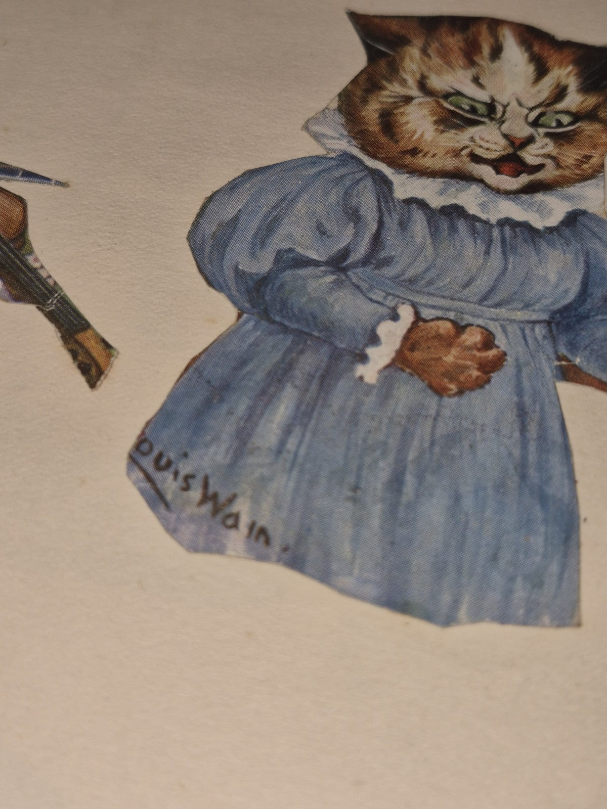 Edwardian Scrapbook Louis Wain & Fashion plates Full 80 pages  ephemera 16x11"6