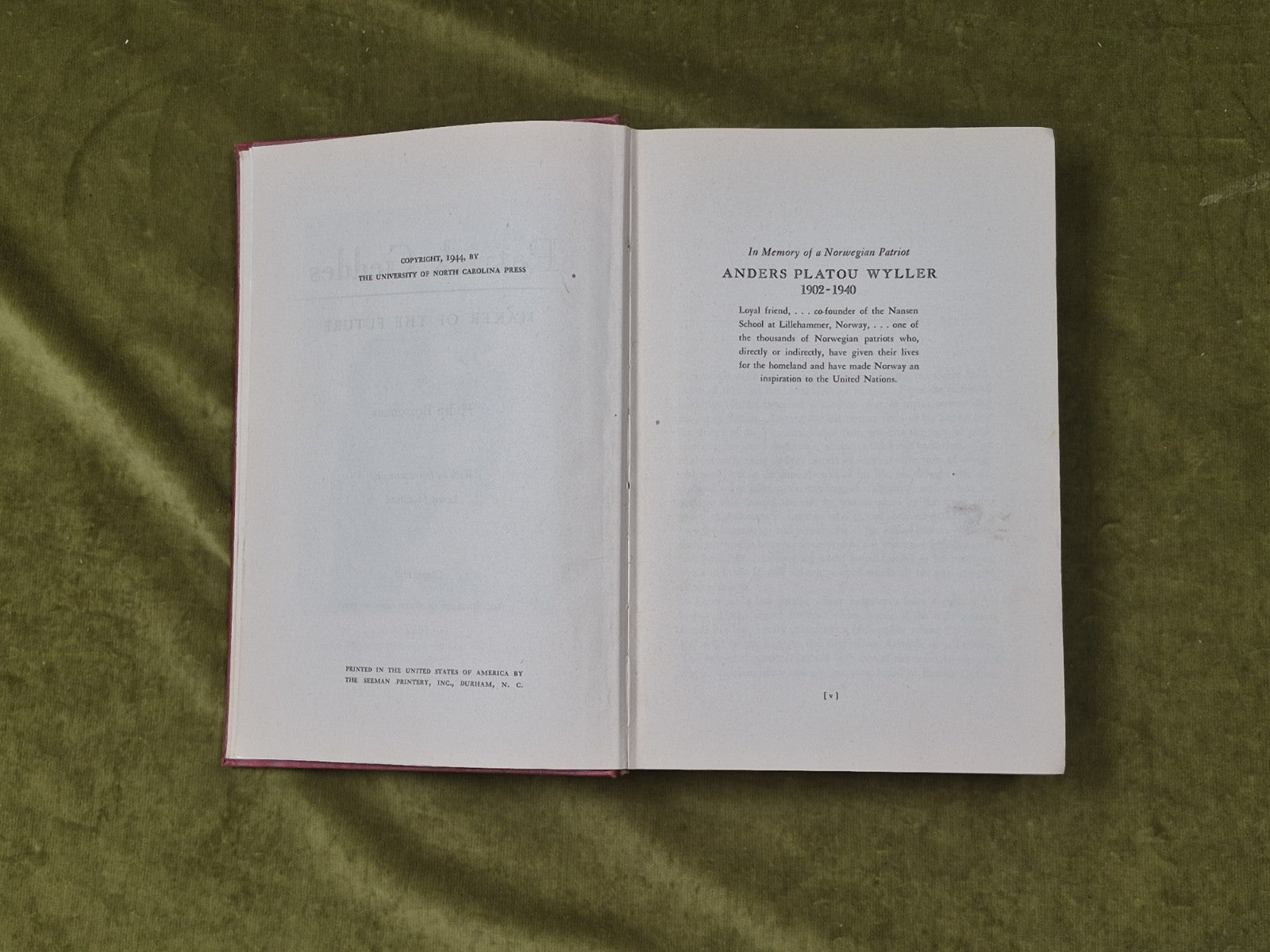 Patrick Geddes Maker of the Future - Philip Boardman , Chapel Hill 1944 1st HB5