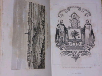 Glasghu Facies A View of the City of Glasgow by Gordon (1872) History Of Glasgow5