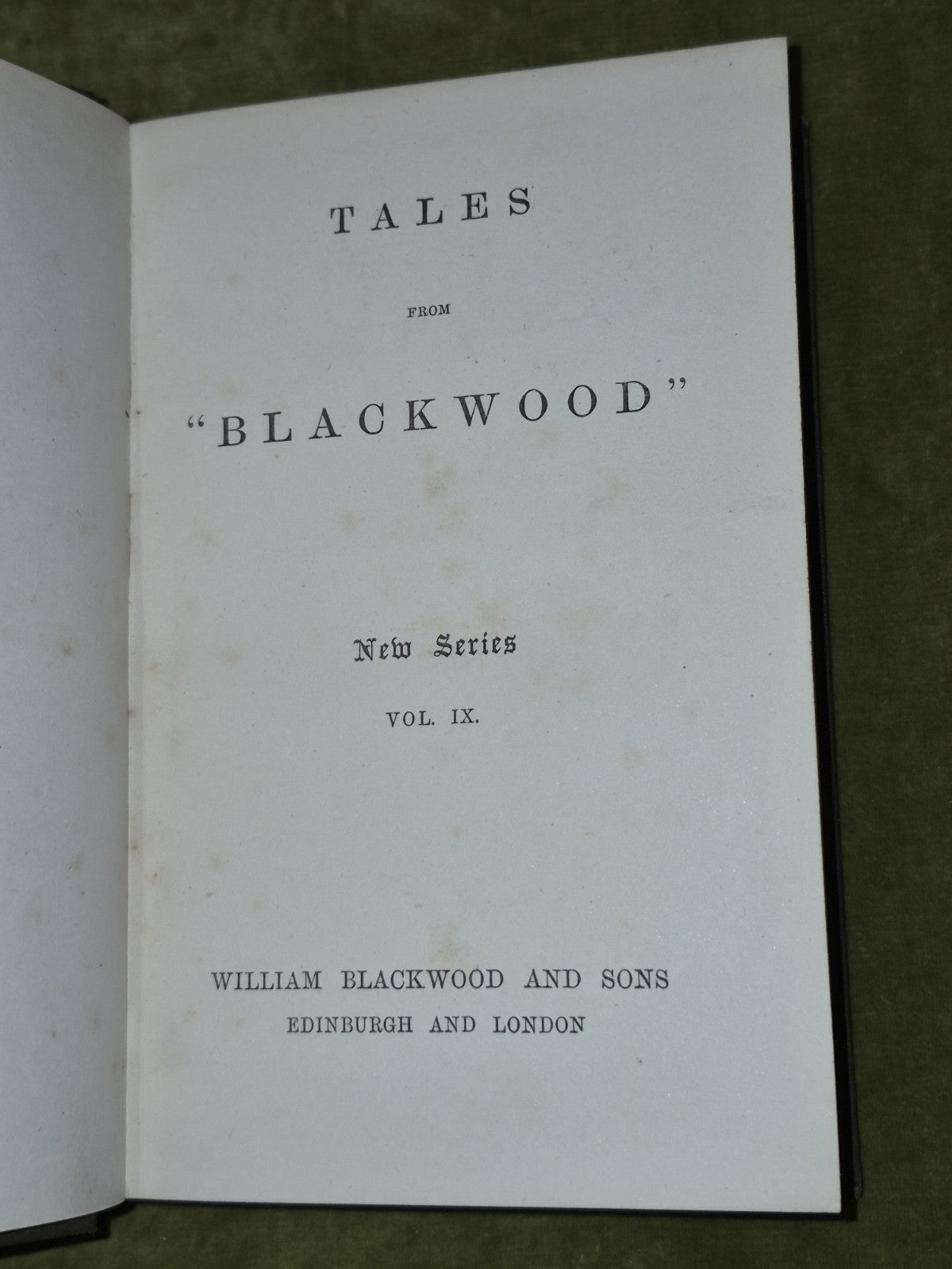 Tales From Blackwood New Series Complete in 12 Volumes c18809