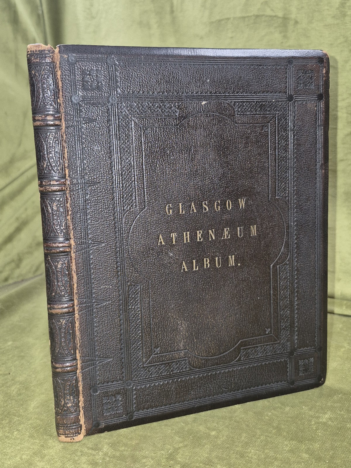 Glasgow Atheneum Album 1848 James Hedderwick & Sons Fine Binding0