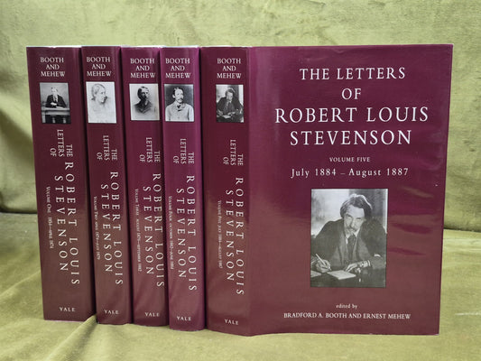 Letters of Robert Louis Stevenson Bradford A Booth Volumes 1 - 5 Incomplete Set0