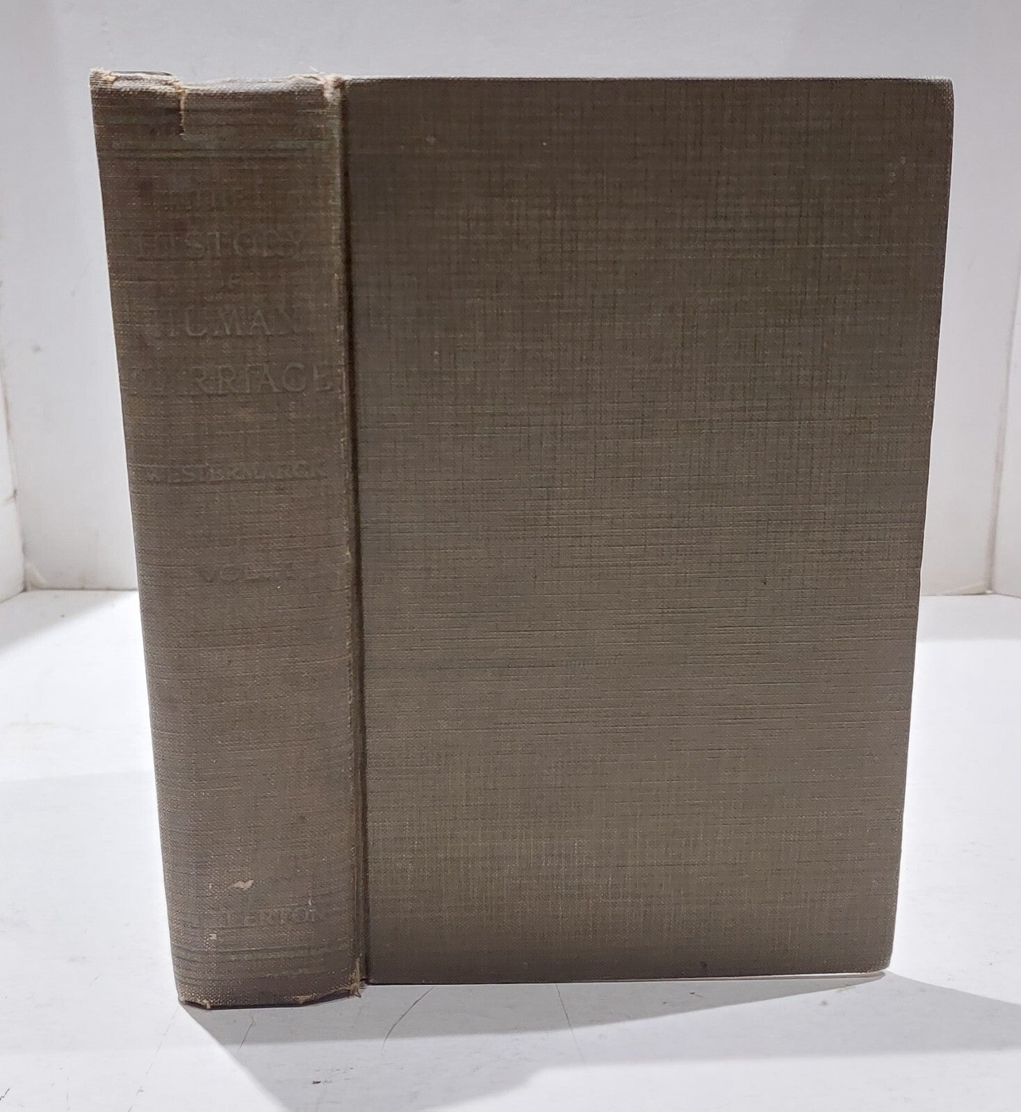 The History of Human Marriage. Edward Westmarck, volume 2, 1922. 0