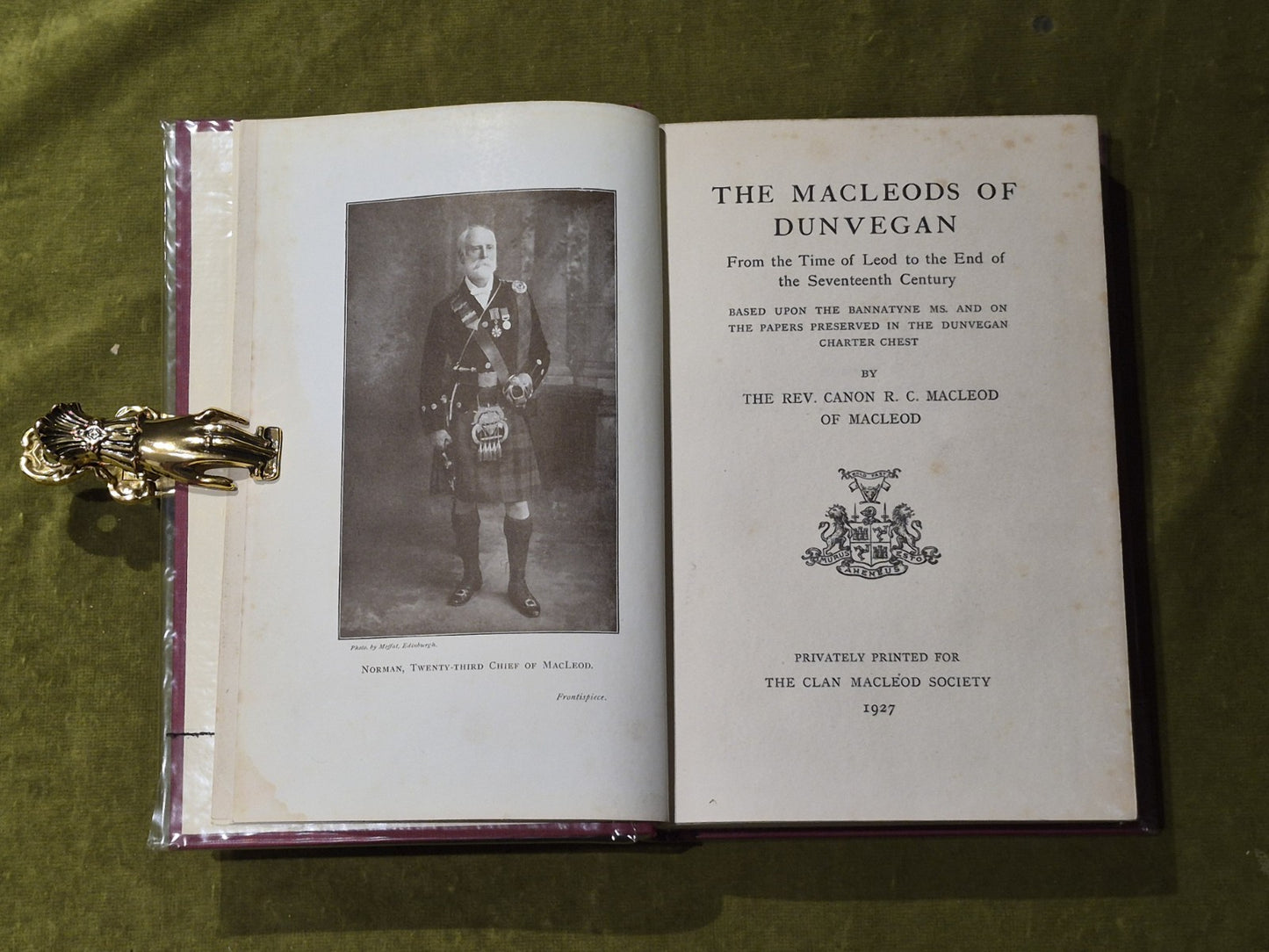 Macleods of Dunvegan from the Time of Leod to the End of the Seventeenth Century5