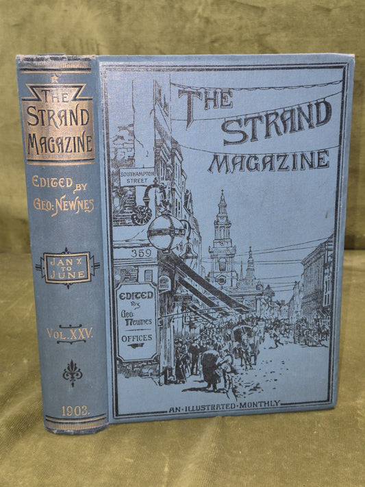 The Strand Magazine 25 1903 Jan June Conan Doyle H G Wells Original Binding XXV 0