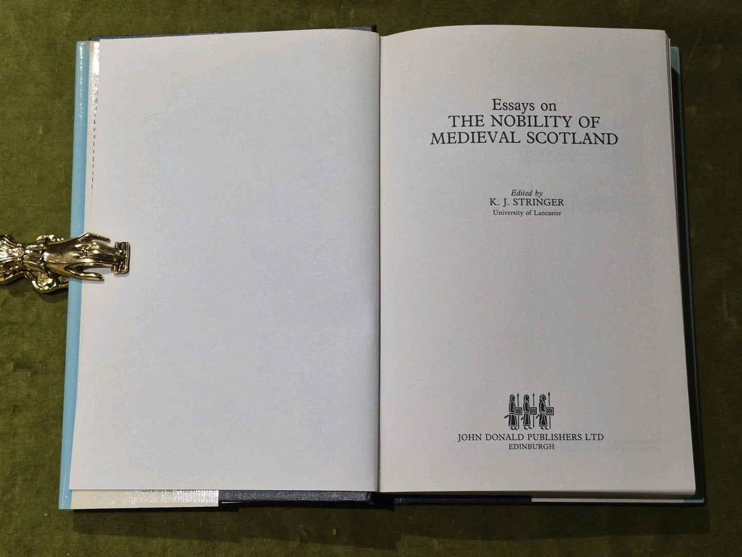 Essays on the Nobility of Medieval Scotland KJ Stringer HB John Donald History3