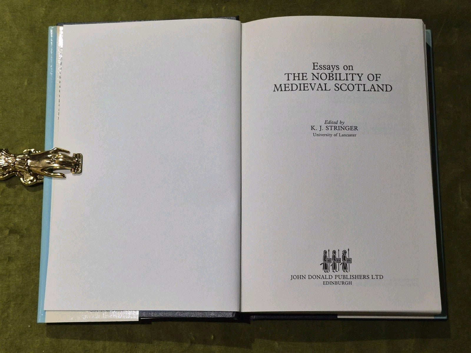 Essays on the Nobility of Medieval Scotland KJ Stringer HB John Donald History3