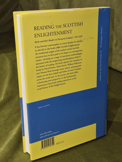 Readign the Scottish Enlightenment (2010) Mark Towsey Hardcover1