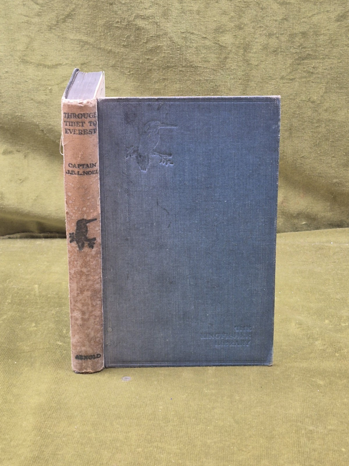THROUGH TIBET TO EVEREST by Captain J B L Noel , Edward Arnold 1931 HB Ex Libris0