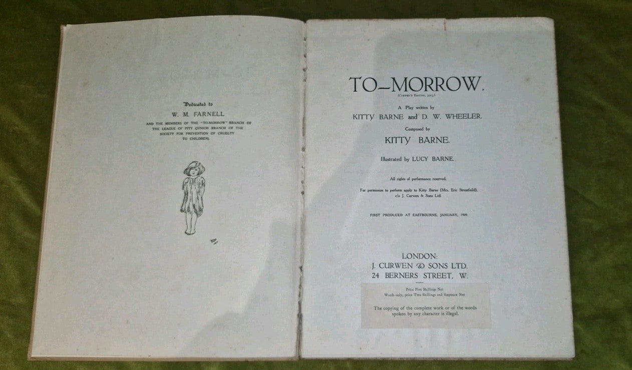 Kitty Barne - Celandine's Secret, Timothy's Garden, Winds, To-Morrow, Curwen Lot15