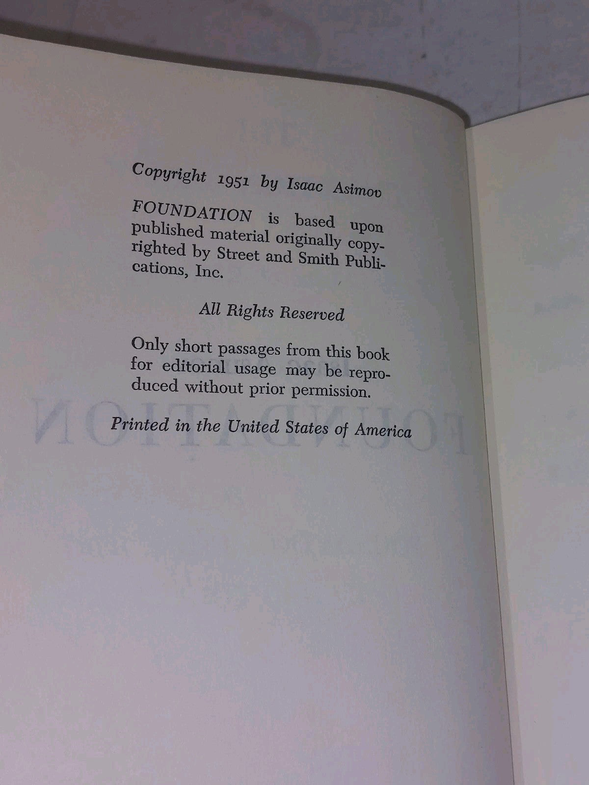 The Foundation Trilogy By Isaac Asimov (1951) [Doubled aye & Co] Hb Book With Dj3