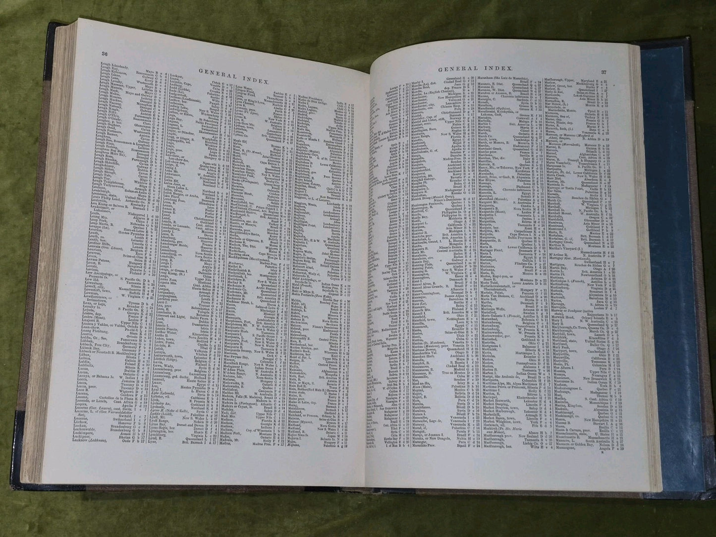 Zell's Descriptive Hand Atlas of The World (1871) John Bartholemew A Fullarton11