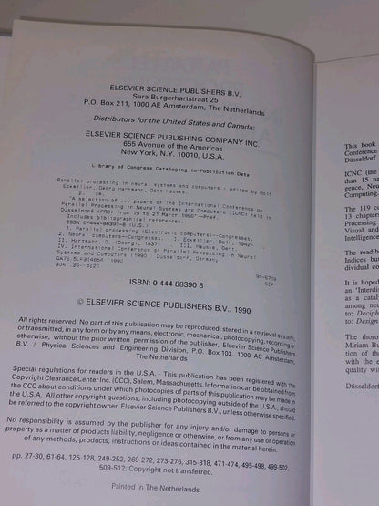 Parallel Processing in Neural Systems & Computers  Eckmiller, Hartmann & Hauske4