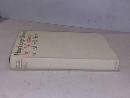 How I See Philosophy - F. Waismann & R. Harre (1968) Hb Book With Dj1