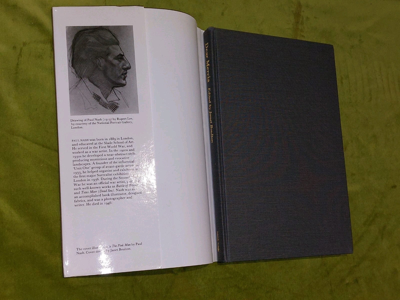 Dear Merica Paul Nash Letters To Mercia Oakley (1992) Janet Boulton Signed3