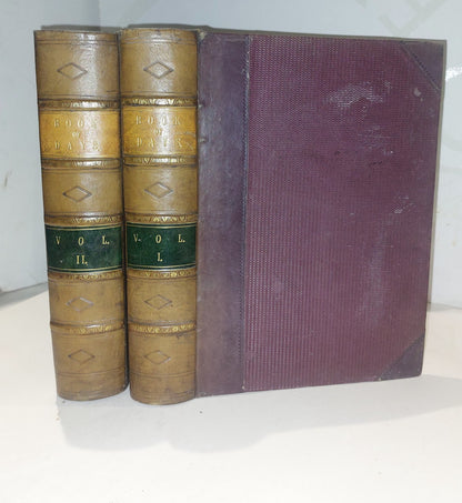 Book of Days : A Miscellany  (1863) Antique Thick [Volume 1 & 2] Hb Set0