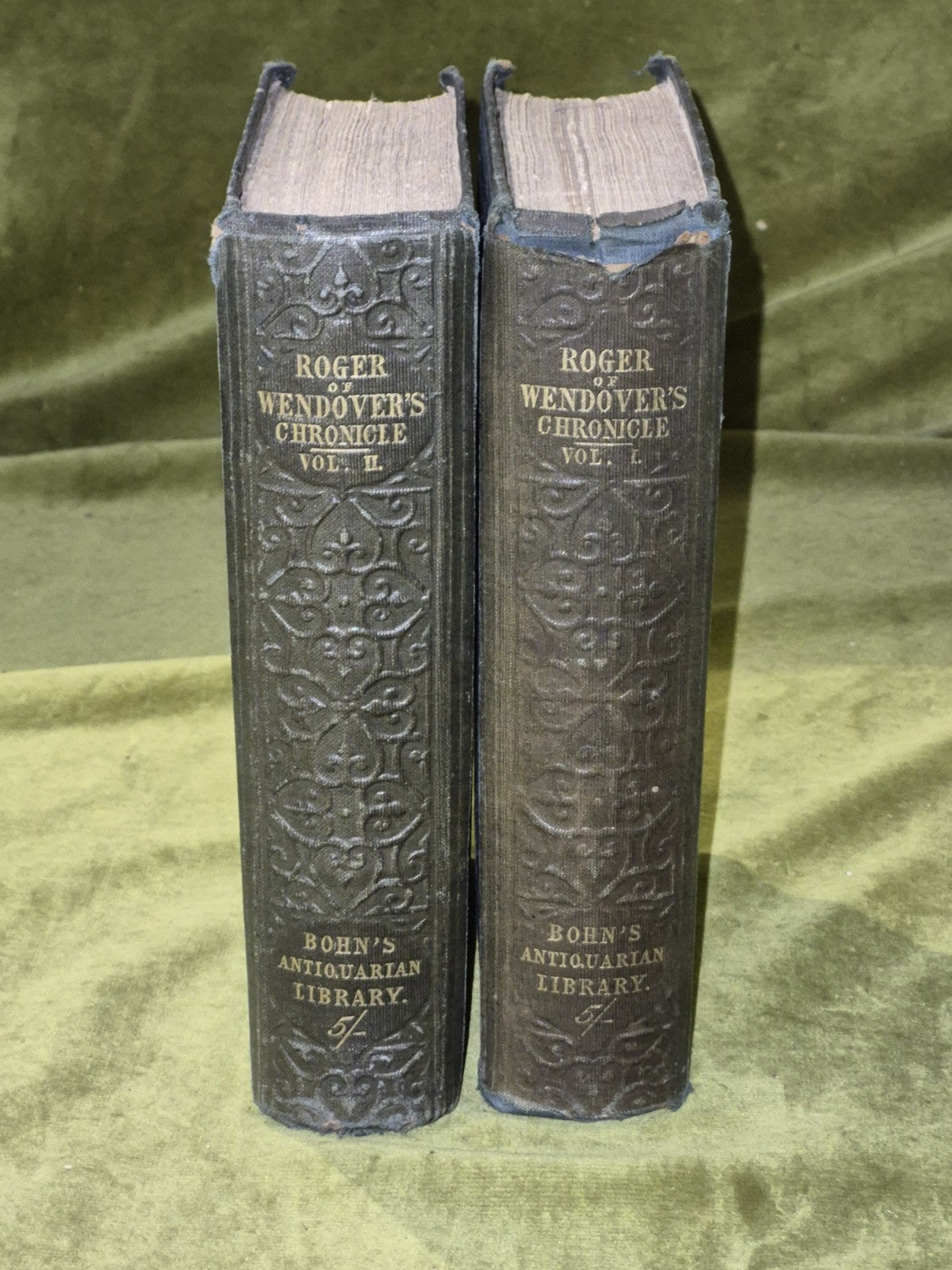 Roger of Wendover's Flowers of History in 2 Vols - G A Giles , Henry G Bohn 18490