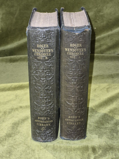 Roger of Wendover's Flowers of History in 2 Vols - G A Giles , Henry G Bohn 18490
