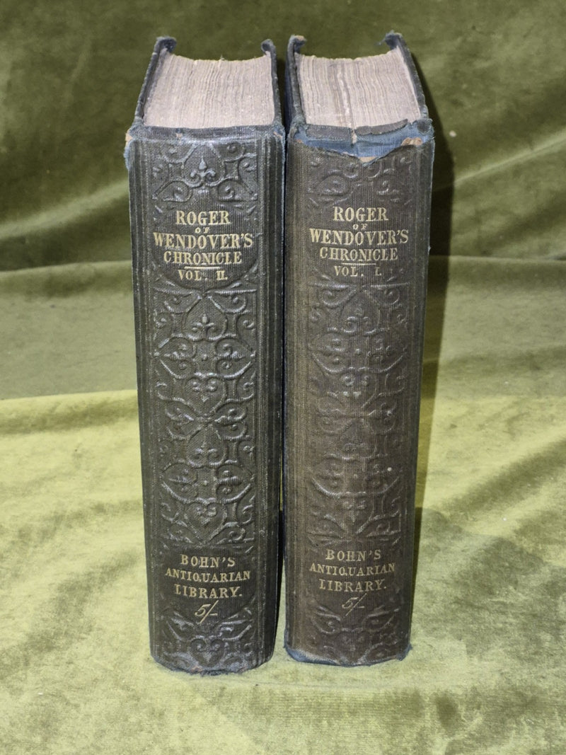 Roger of Wendover's Flowers of History in 2 Vols - G A Giles , Henry G Bohn 18490