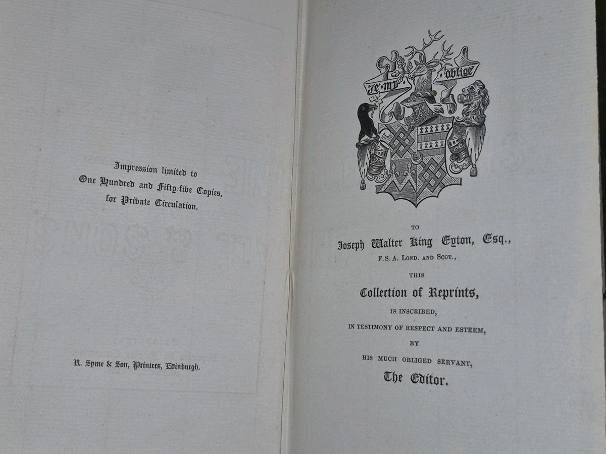 Four Books of Choice Old Scotish Ballads 1868 Thomas George Stevenson Limited8