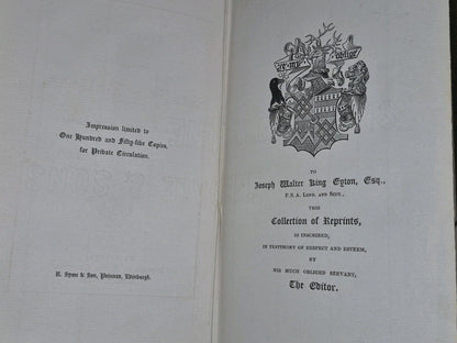 Four Books of Choice Old Scotish Ballads 1868 Thomas George Stevenson Limited8
