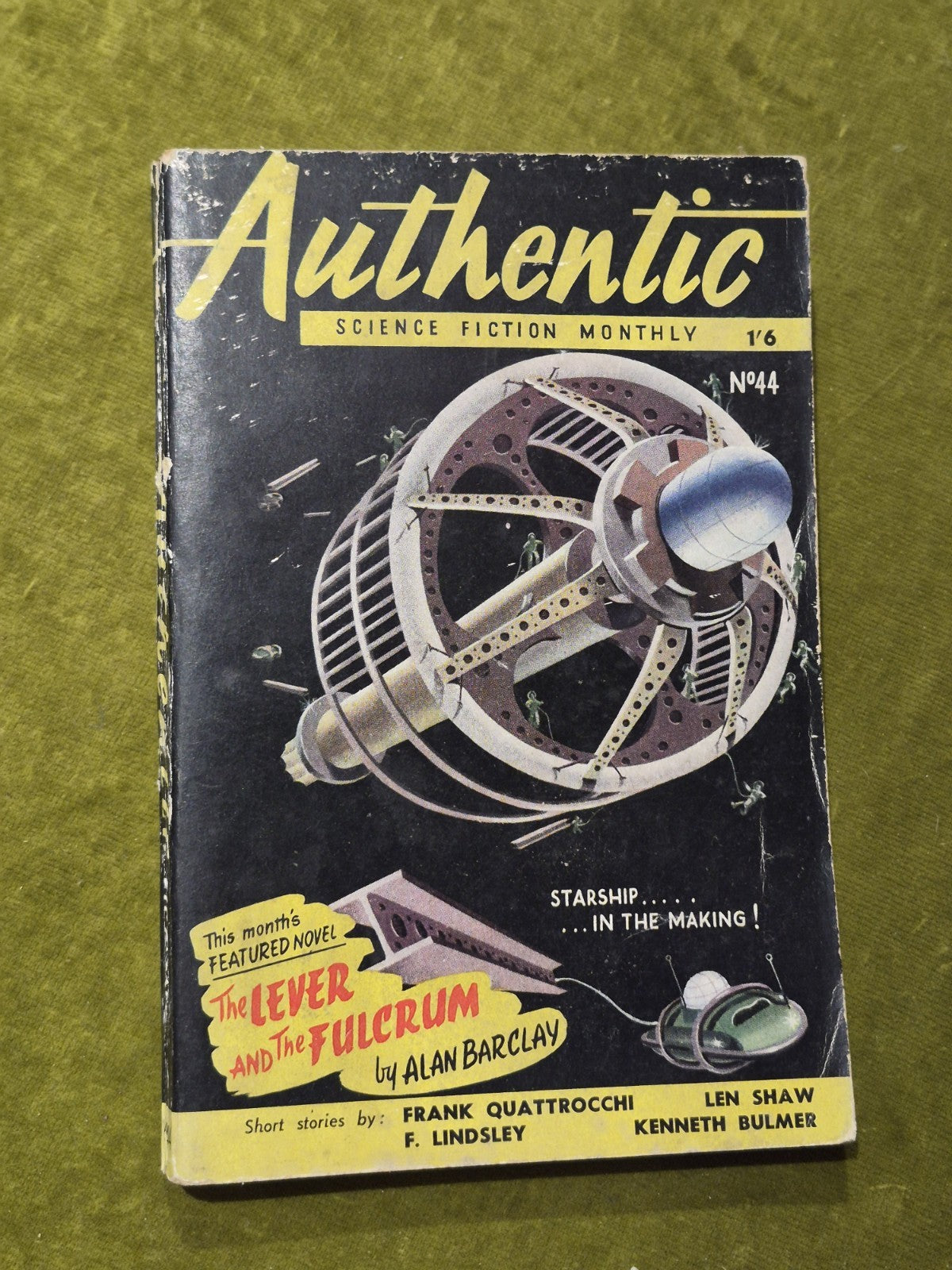 Authentic Science Fiction Monthly Hamilton 1950s Issues 29 and 32 to 50. Job Lot15