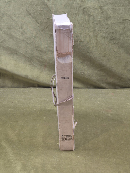Facsimile of the 1786 Kilmarnock Edition of Burns Poems - R Gibson & Sons in Box2