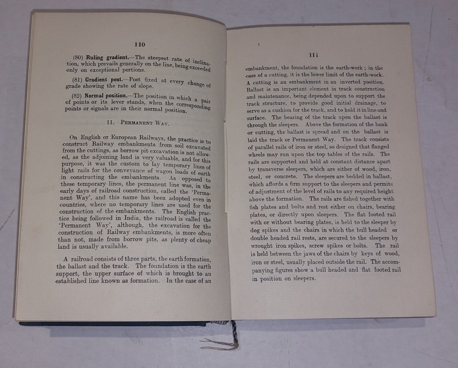 Permanent Way Text Book Of Gauges Book By K. N. Sadkade (1934) Railway Book 7