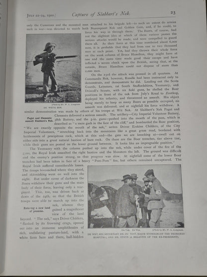 WITH THE FLAG TO PRETORIA & AFTER PRETORIA 4-Vol Boer War Set H.W. Wilson 19007