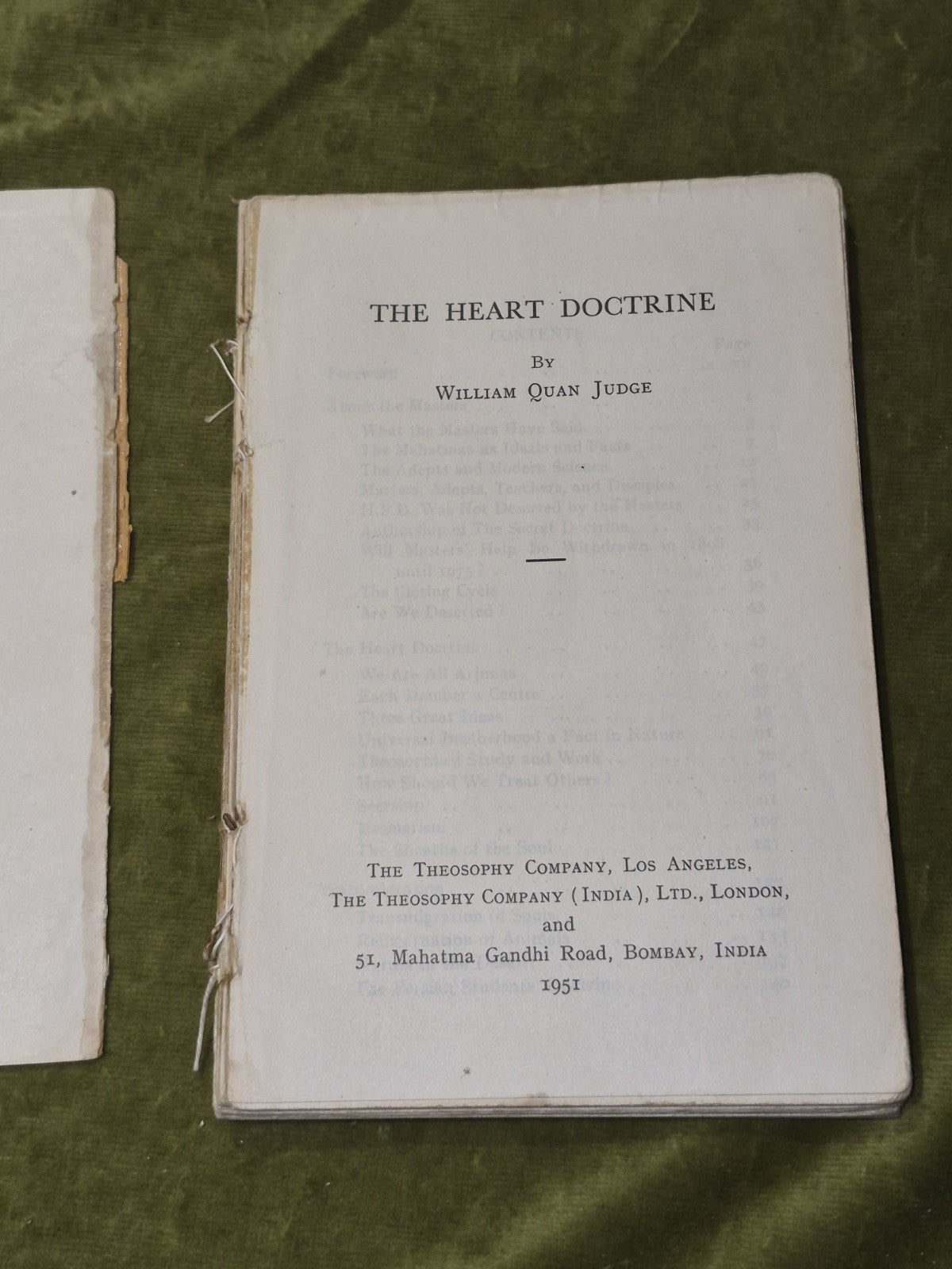 The Heart Doctrine W Q Judge 1951 The Theosophy Company3