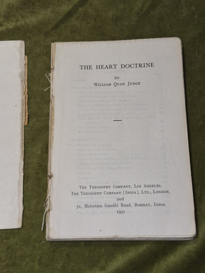 The Heart Doctrine W Q Judge 1951 The Theosophy Company3