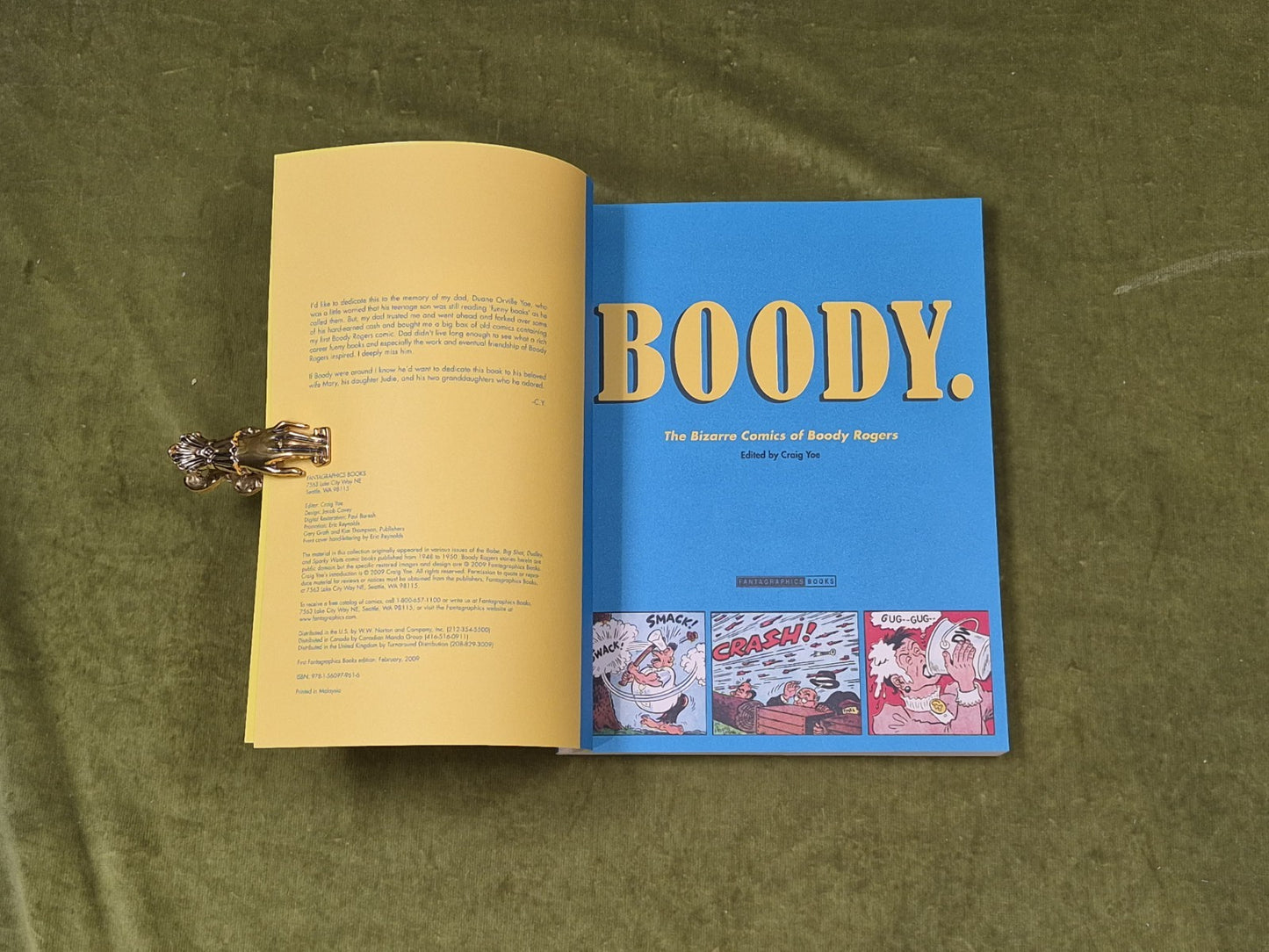 BOODY The Bizarre Comics Of Boody Rogers - ed. Craig Yoe , Fantagraphics 2009 SC3