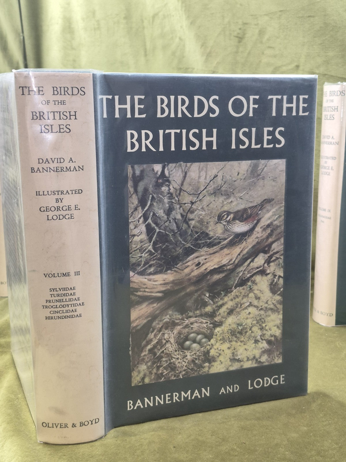 Bannerman The Birds of the British Isles Ornithology  12 Vols 1st Editions DJ14