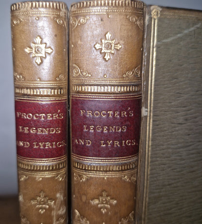 Legends and Lyrics: A Book of Verses By Adelaide Anne Procter 1877-75 2 Vols 1