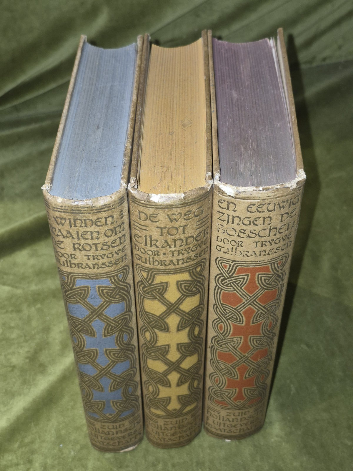 De geschiedenis van het geslacht Bjorndal 3 Vols c1936 Gulbranssen Trilogy HC1
